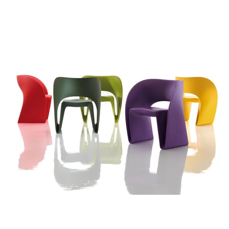 Fauteuil Raviolo plastique orange / Ron Arad, 2011 - Magis