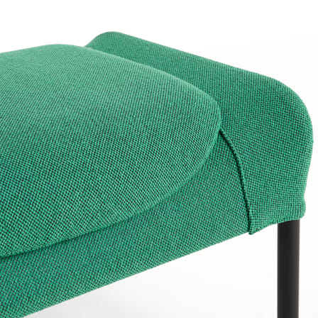 O2 Footrest textile green - Hay