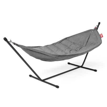 Headdemock Superbe Hammock with stand textile grey / Olefin fabric - With cushion - Fatboy
