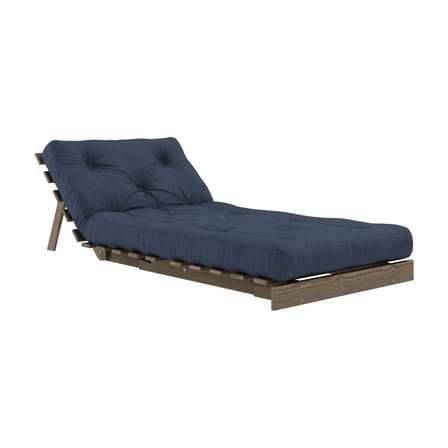 Fauteuil convertible Roots / Dormeuse & lit d'appoint - 3 positions / Structure marron - KARUP DESIGN