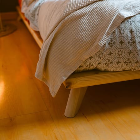 Lit double Senza / Pour matelas 140 x 200 cm - KARUP DESIGN