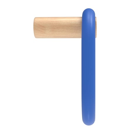 Patère Fernand Verticale bois bleu - Hartô