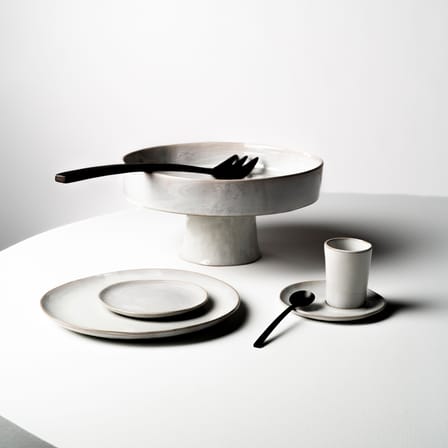 Piattino sottotazza pour tasse à espresso La Mère ceramica bianco / Set di 2 - Serax