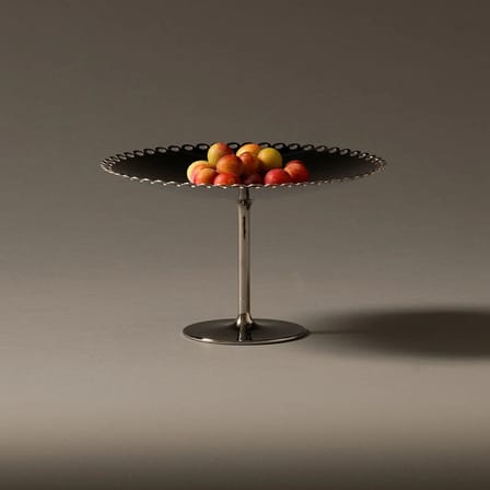 Plat à gâteau Edges métal - Alessi