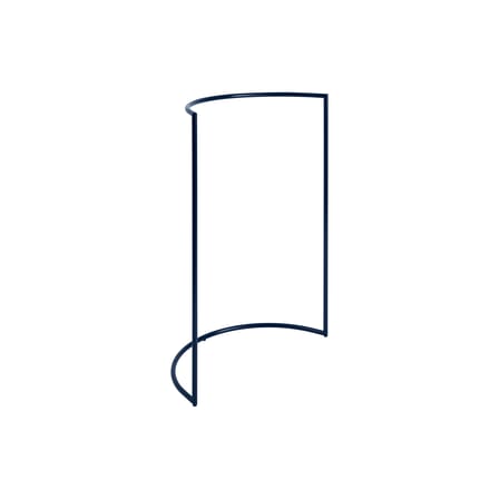 Portant Colour Rack métal bleu / Forme C - L 112 x P 54 cm - Hay