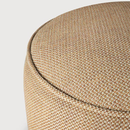 Pouf d'extérieur Donut XL Outdoor tissu jaune / Ø 80 cm - Ethnicraft