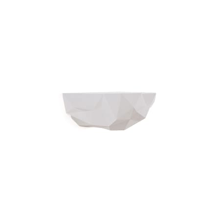 Scaffale Space Rock materiale plastico bianco / Small - L 22 x P 18,7 x H 9 cm - Seletti