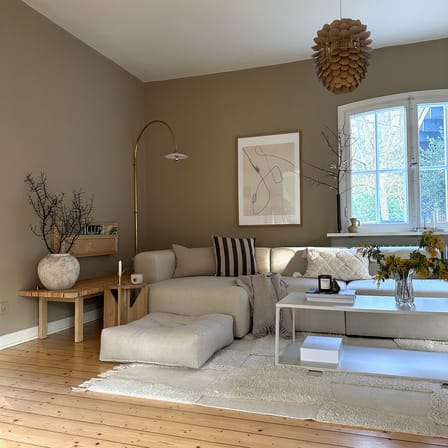 Sitzkissen More textil weiß / 70 x 70 cm - Handgefertigt in Europa - KARUP