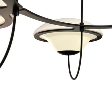 Suspension In The Air 6 verre blanc / Ø 106,2 cm - DCW éditions
