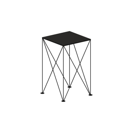 Table basse Light Star métal noir / 41 x 41 x H 69 cm - Zeus
