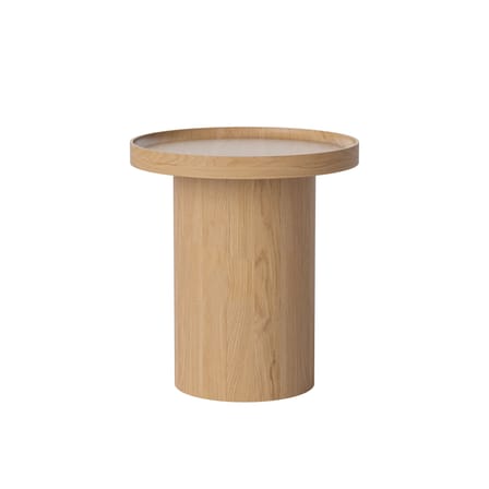 Table basse Plateau Small bois naturel / Ø 48 x H 52 cm - Plateau amovible - Bolia