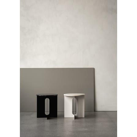 Tavolino d'appoggio Androgyne metallo nero / Acciaio - Audo Copenhagen
