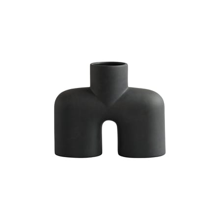 Vase Cobra Uno Medium céramique marron / L 30 x H 25 cm - 101 COPENHAGEN