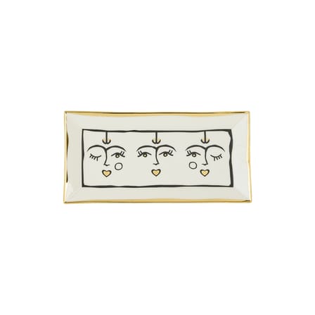 Plateau Marseilles céramique / Vide-poche - 20 x 10 cm - Jonathan Adler