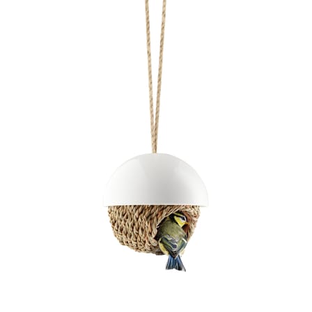Vogelhaus  keramik faser weiß braun / ø 13 cm - Eva Solo