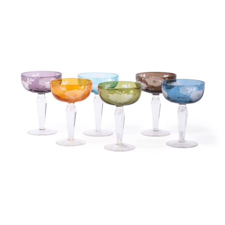 Set de 6 coupes Peony verre - Pols Potten