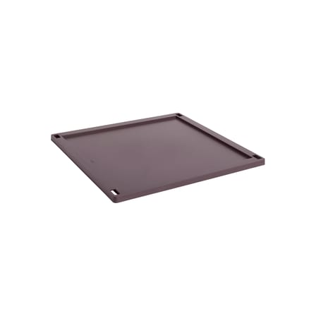 Couvercle  plastique rouge / Pour panier Colour Crate Large Square 43 x 43 cm - Hay