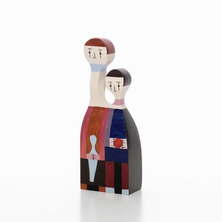 Décoration Wooden Dolls - No. 11 bois multicolore / By Alexander Girard, 1952 - Vitra