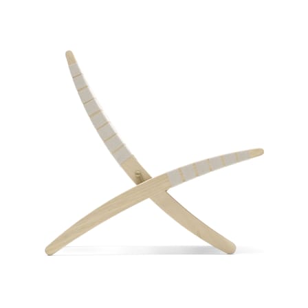Fauteuil lounge MG501 INDOOR - Cuba Chair  / Morten Gøttler, 1997 - Pliable/ Corde de papier - CARL HANSEN & SON