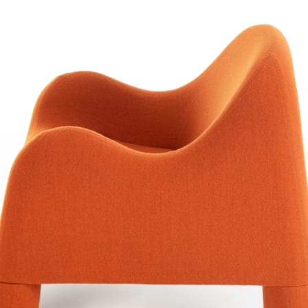 Fauteuil rembourré Gomma tissu orange / De Pas, D'Urbino, Lomazzi, 1970 - Zanotta