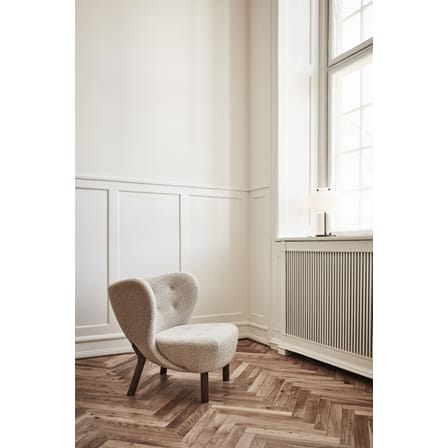 Fauteuil rembourré Little Petra VB1 tissu beige / Réédition 1938 - Tissu bouclé - &tradition