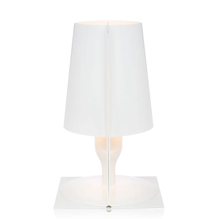 Lampe de table Take plastique blanc / Polycarbonate 2.0 - Ferruccio Laviani, 2003 - Kartell