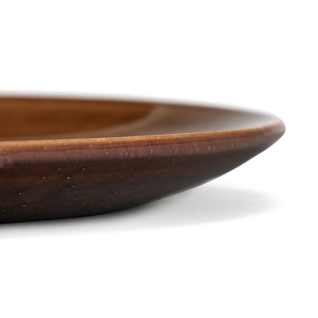 Piatto da dessert Out of Lines ceramica marrone / Set di 2 - Ø 21 cm - Serax