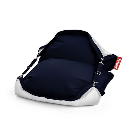 Pouf d'extérieur flottant Original Floatzac tissu bleu / Sangles ajustables - Fatboy