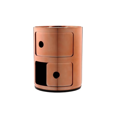 Rangement Componibili cuivre / 2 tiroirs - Métallisé - Anna Castelli Ferrieri, 1968 - Kartell