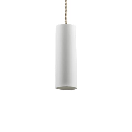 Suspension Olympia n°4 céramique blanc / Ø 8,5 x H 25 cm - Serax