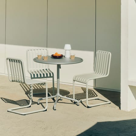 Table ronde Deville métal gris / Ø 80 cm - Hay
