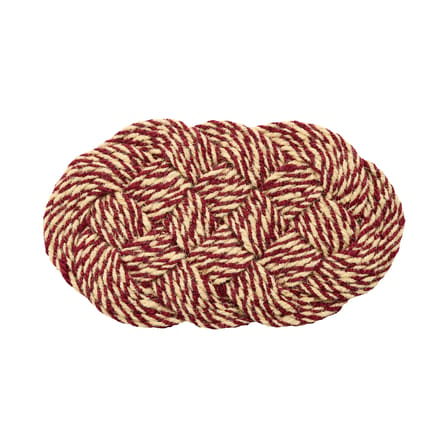 Paillasson Swirl Coco rouge / 40 x 80 cm - Hay