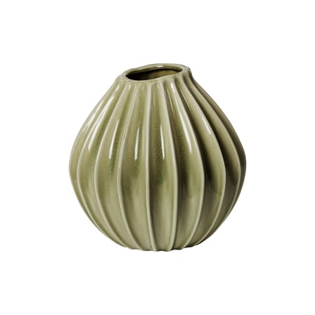 Vase Wide céramique vert - BROSTE COPENHAGEN
