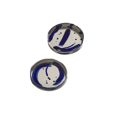 Set de 2 assiettes creuses Sophia / Ø 19 cm - Peint à la main - Serax