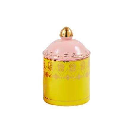 Boîte Grandpa Small céramique jaune / Ø x H 14 cm - Pols Potten