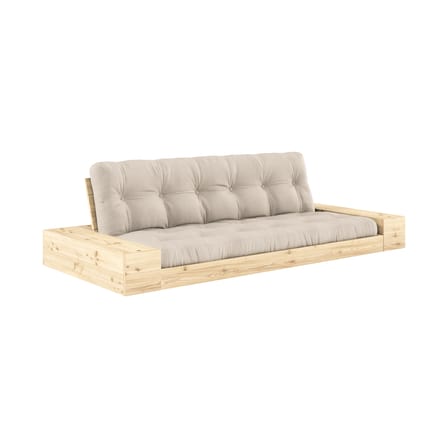 Canapé convertible Base / L 244 cm - Avec 2 blocs-accoudoirs / 3 places - KARUP DESIGN