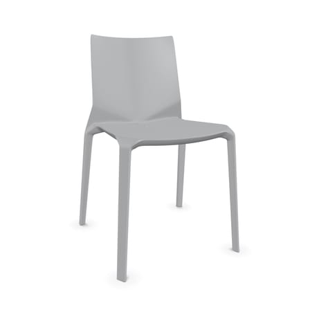 Chaise empilable Plana plastique gris - Kristalia