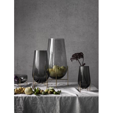 Coppa Echasse metallo vetro grigio oro /Ø 29 x H 28 cm - Audo Copenhagen