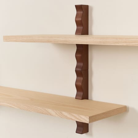 Etagère murale Heju X Nobodinoz bois naturel / L 90 cm - NOBODINOZ