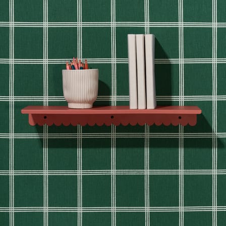 Etagère murale Vibes Large métal rouge / L 50 cm - NOBODINOZ