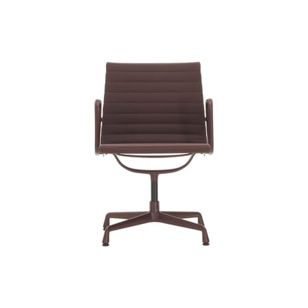 Fauteuil pivotant Aluminium Chair EA108 tissu marron / Eames (1958) - Vitra