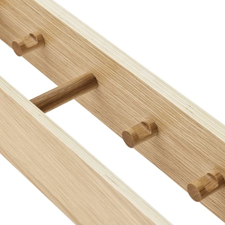 Garderobe Epoch Rack holz natur / L 50 cm - Audo Copenhagen
