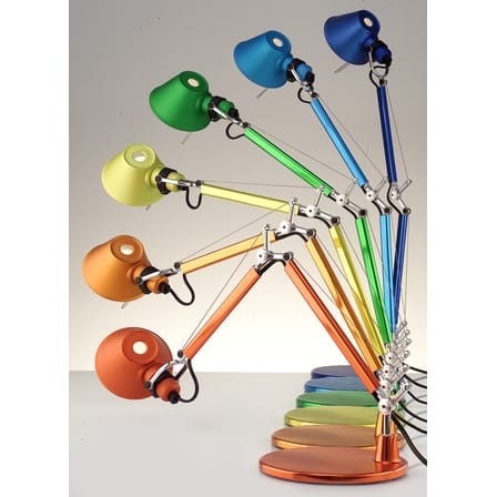 Lampe de bureau Tolomeo Micro aluminium / 1987 - Artemide