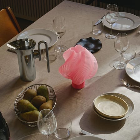 Lampe sans fil rechargeable Soft Serve rose - CRÈME ATELIER