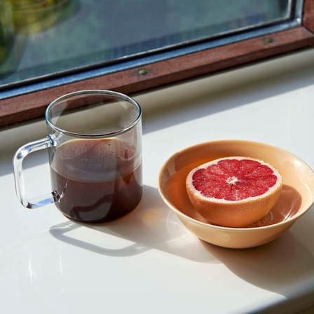Mug  verre transparent / Verre borisilicate - 400 ml - Hay