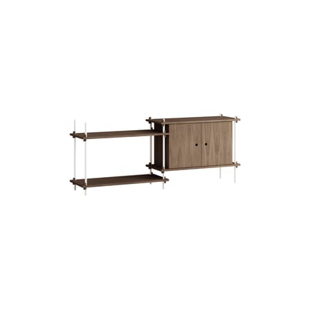 Shelving System – s.65.2.C Shelf wood brown / W 162 x H 65 x D 35 cm - MOEBE
