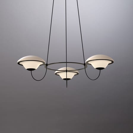 Suspension In The Air 3 verre blanc / Ø 97 cm - DCW éditions