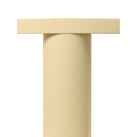 Table basse Post bois jaune / Ø 65 x H 41.4 cm - MDF laqué - Ferm Living