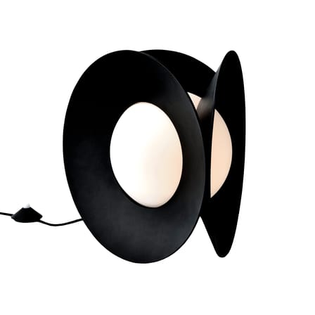 Armen LED Table lamp metal black / Ø 31 x H 31 cm - Metal & glass - DCW éditions