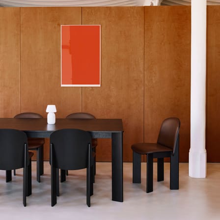 Table rectangulaire Chisel 30 bois noir / 300 x 95 cm - Hay